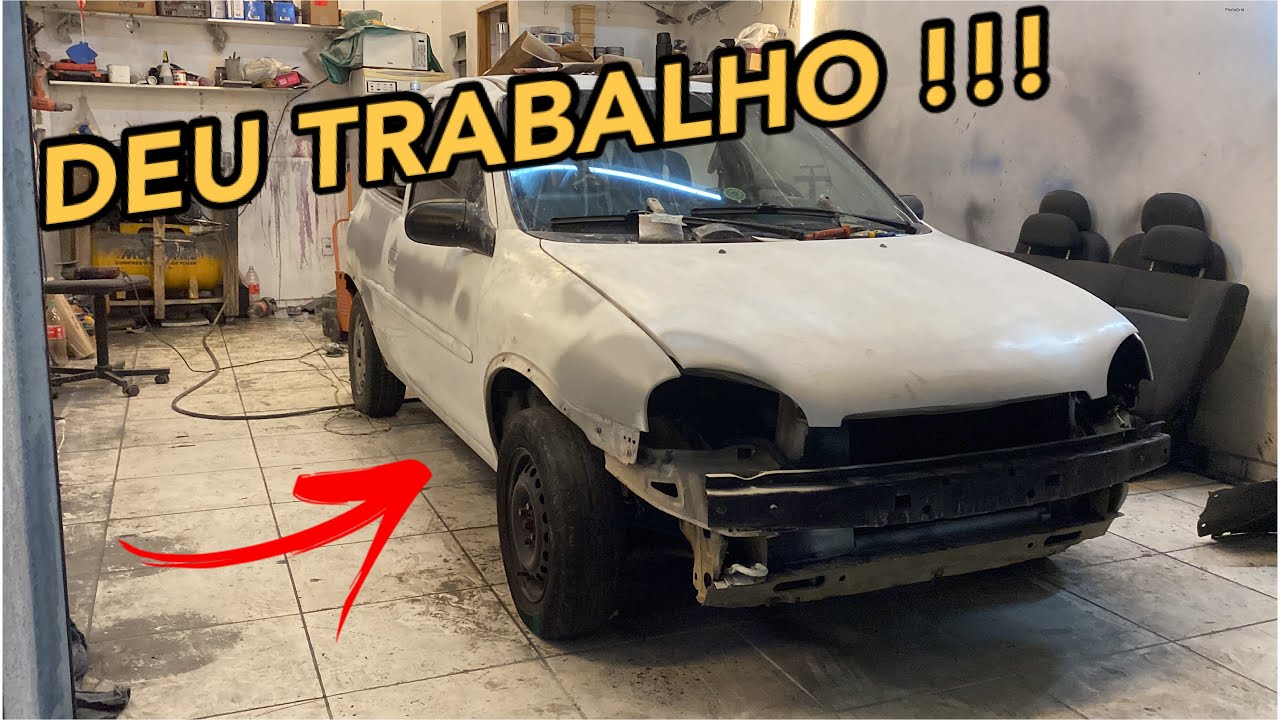 CARRO JA ESTA PREPARADO PRA PINTURA ! 🙏🏻🙌