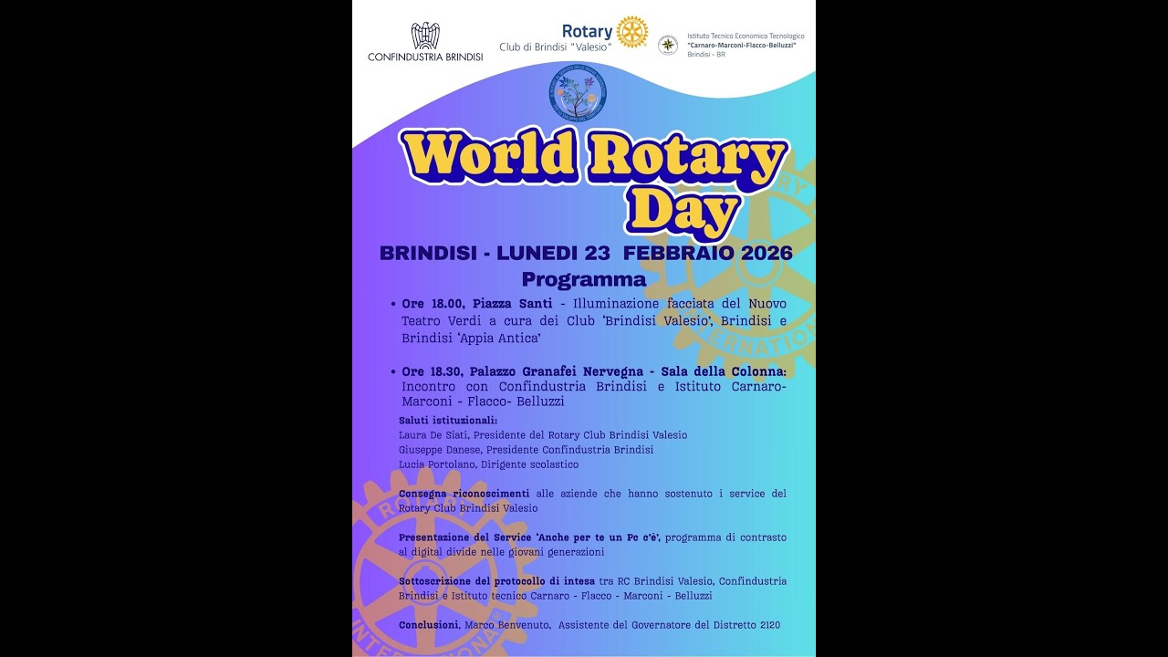 WORLD ROTARY DAY BRINDISI