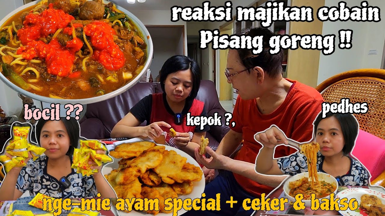 NGE-MIE AYAM PORSI SPESIAL ‼️PEDHAS'NYA NGOWEHH2 - REAKSI MAJIKAN COBAIN -
