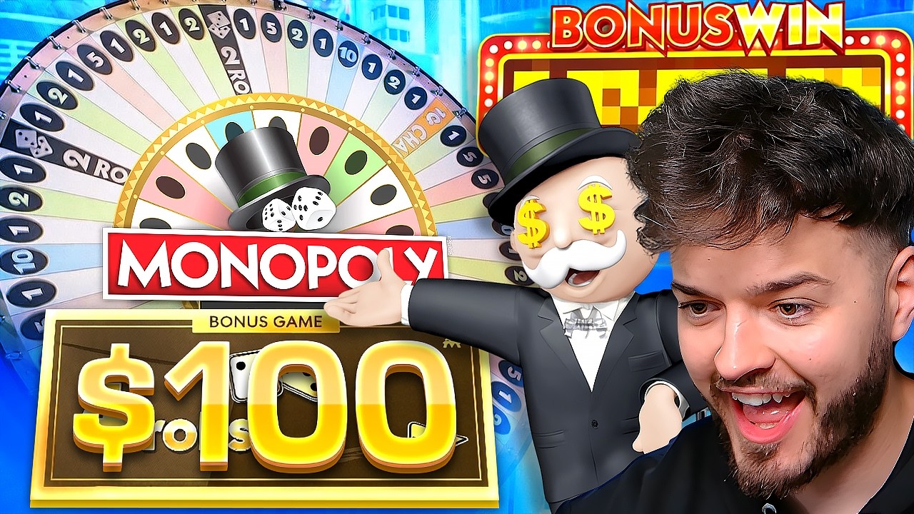 HITTING HUGE 4 ROLLS ON MONOPOLY LIVE (GAME SHOW)