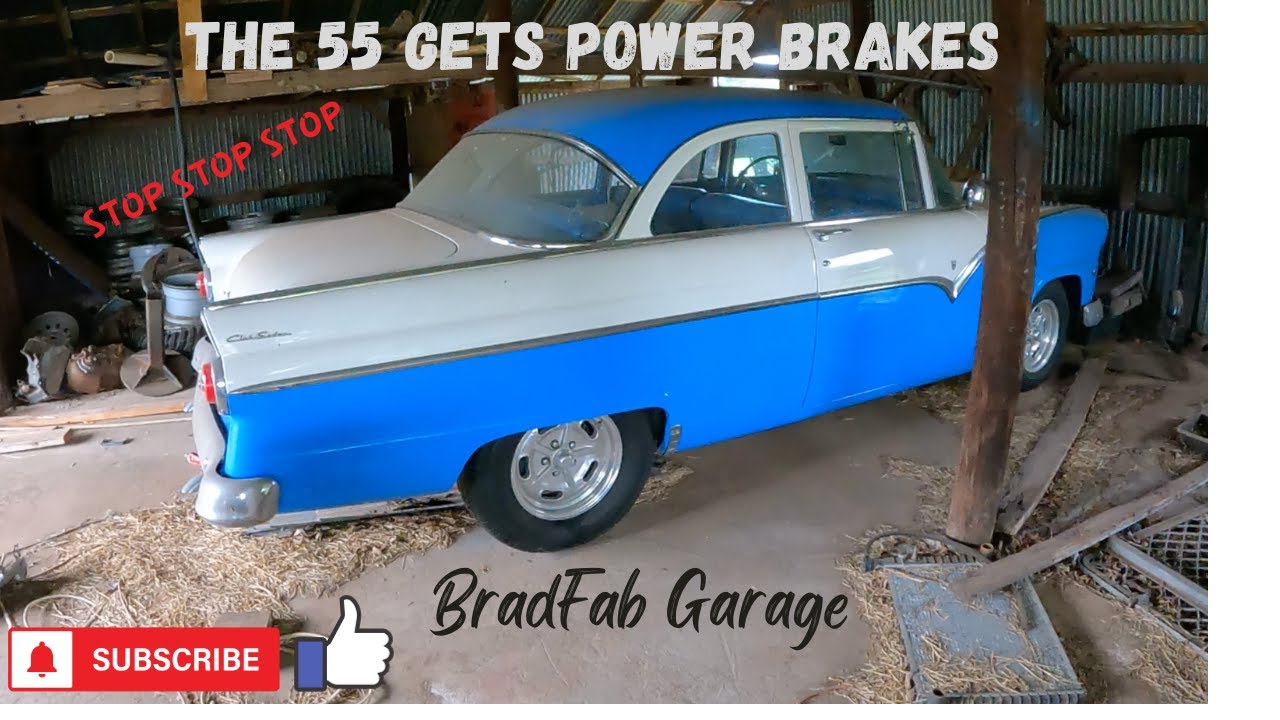 Ford Fairlane 1955 года оснащается дисковыми тормозами с электроприводом