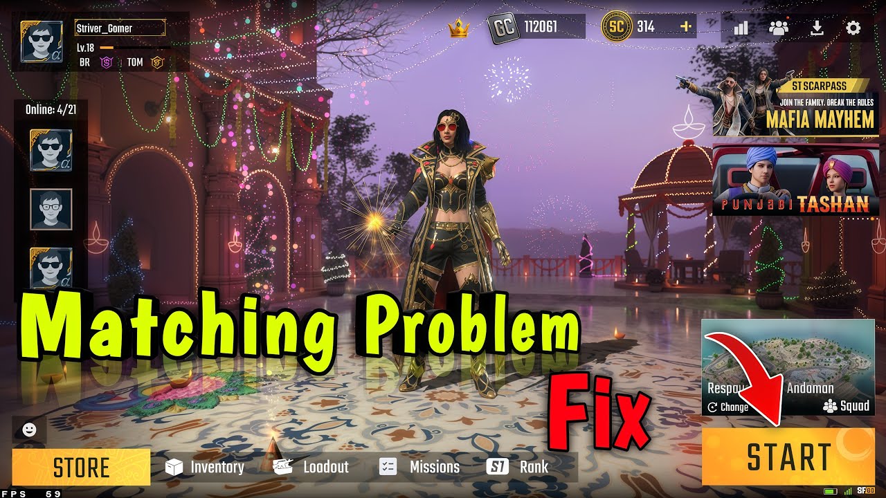 ScarFall 2.0 Matching Problem Fix | 100% Working Solution 🔥