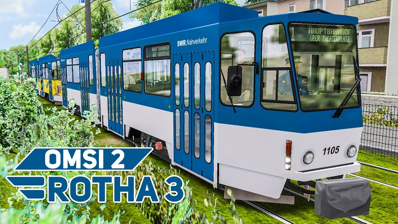 OMSI 2 Rotha #3: Start vom Betriebshof mit der Tatra Straßenbahn! | Bus-Simulator