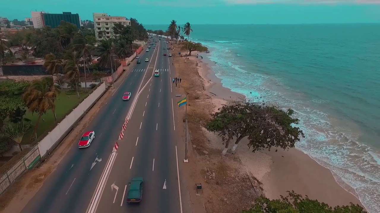 Estuaire Libreville Gabon by drone