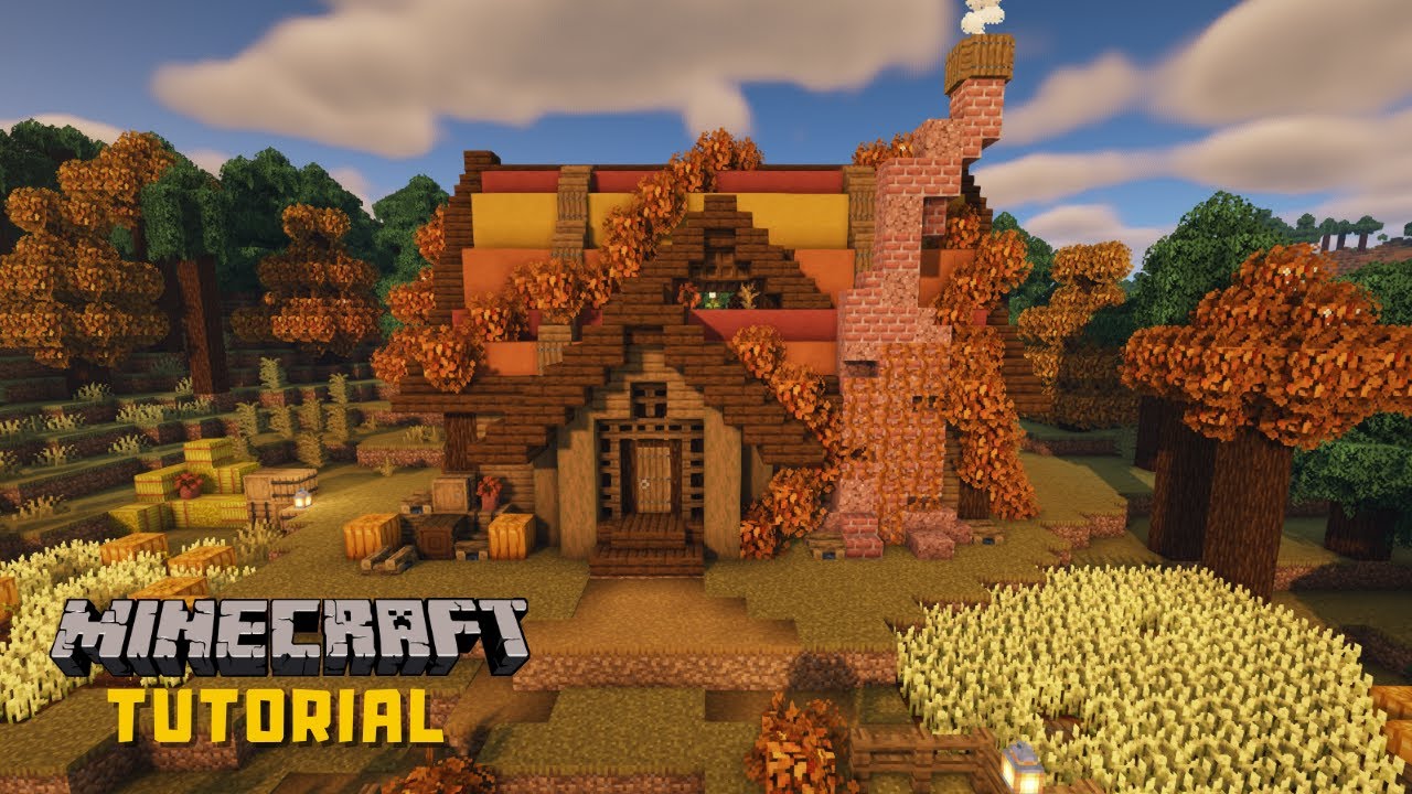 Minecraft Tutorial | Autumn Cottage