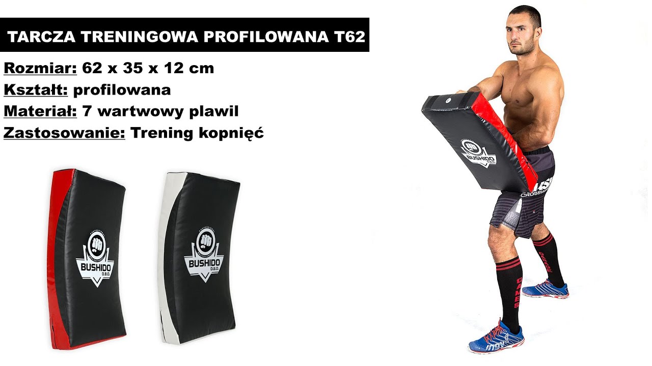 Duża tarcza treningowa - Profilowana - Bushido