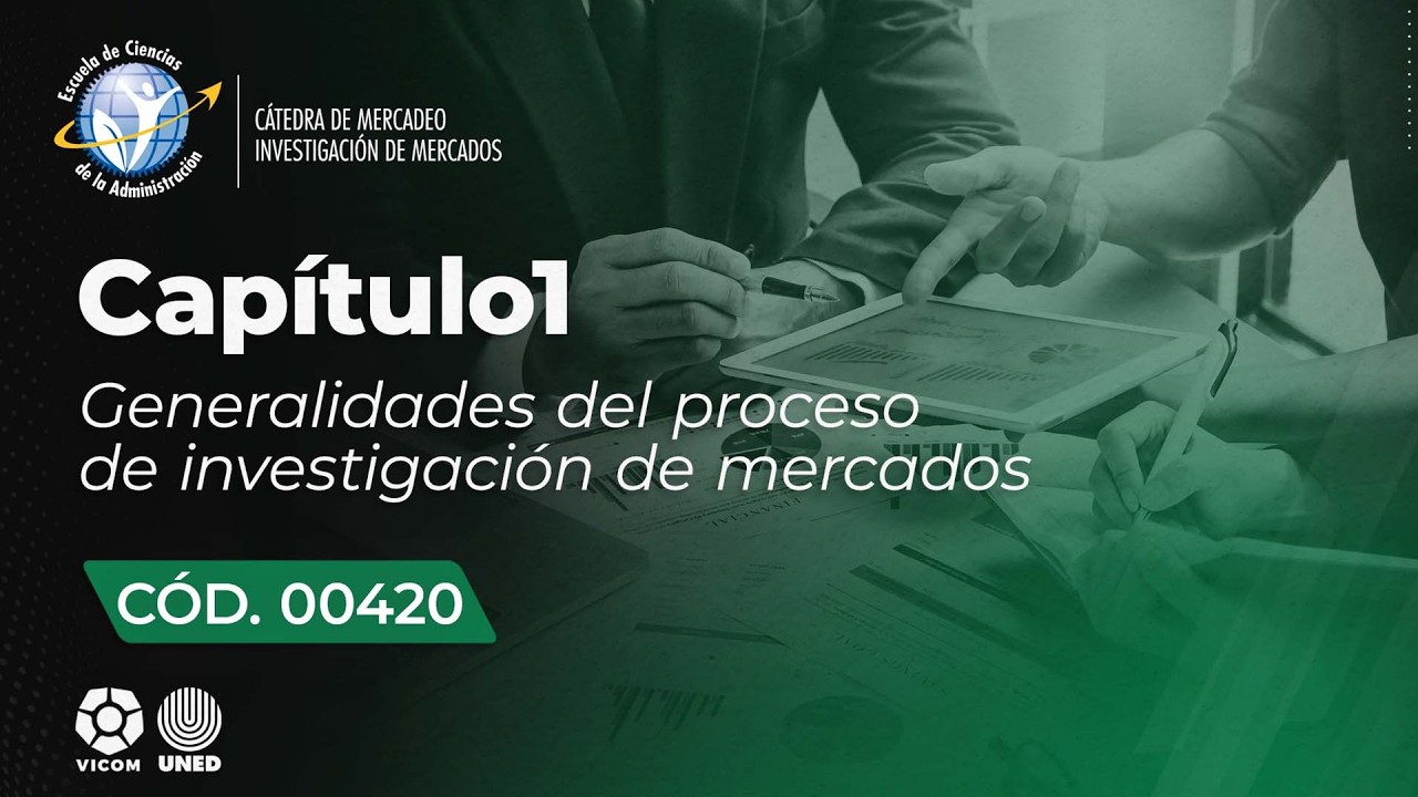 Capítulo 1: Generalidades del proceso de investigación de mercados