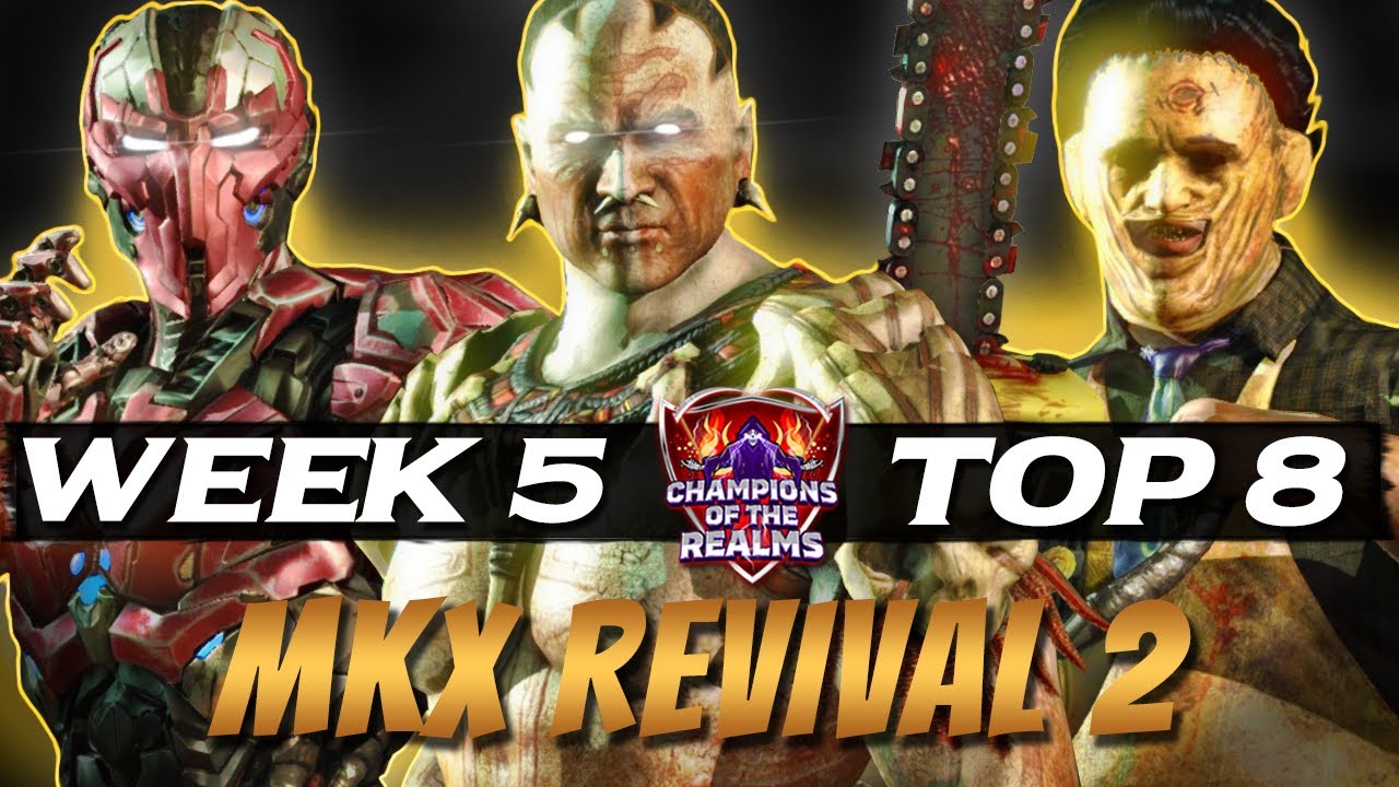 Champions of the Realms | MKX Season 2 Week 5 TOP 8 - Insane Tournament Battles!