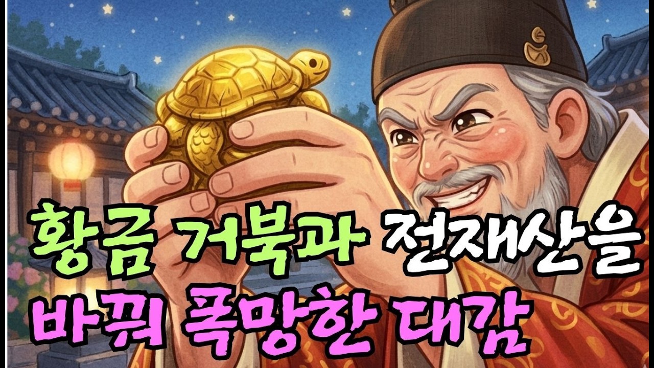 대감이 미쳐버린 황금 거북의 정체 | 야담 | 조선야담 | 조선설화 | 옛날이야기 |사이다전개 | 시니어롱폼 | 오디오드라마 | 노인의지혜 | 감동설화 |