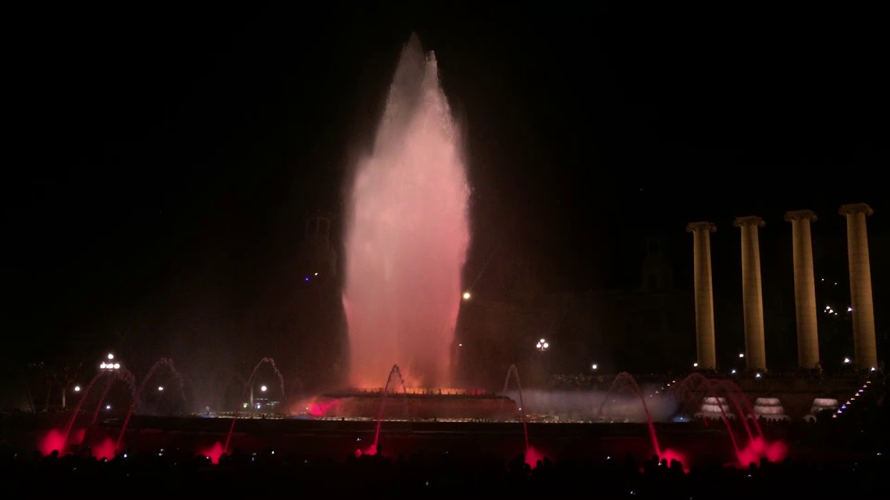 Magic Fountain Show at Barcelona