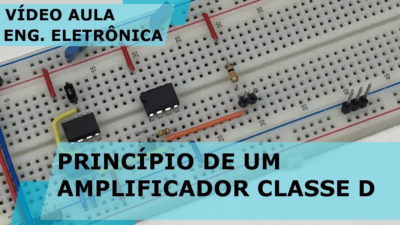 PRINCÍPIO DE UM AMPLIFICADOR CLASSE D | Vídeo Aula #212