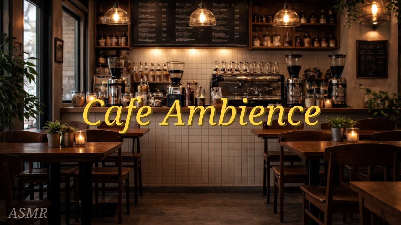 ASMR 나른한 오후의 카페 백색소음☕️ Cozy Cafe Ambience | Study with Me