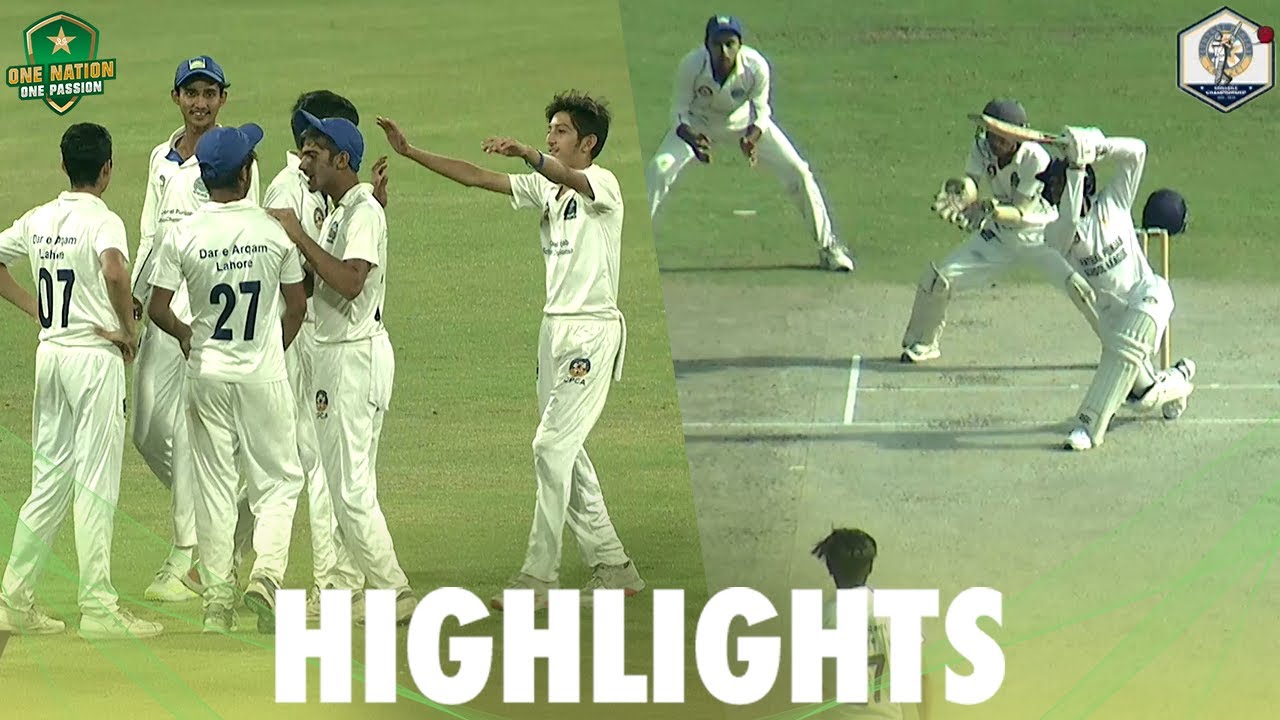 Highlights | Dare Arqam School Lahore vs Faisalabad’s Divisional Public School | Day 2 | PCB | MA2L