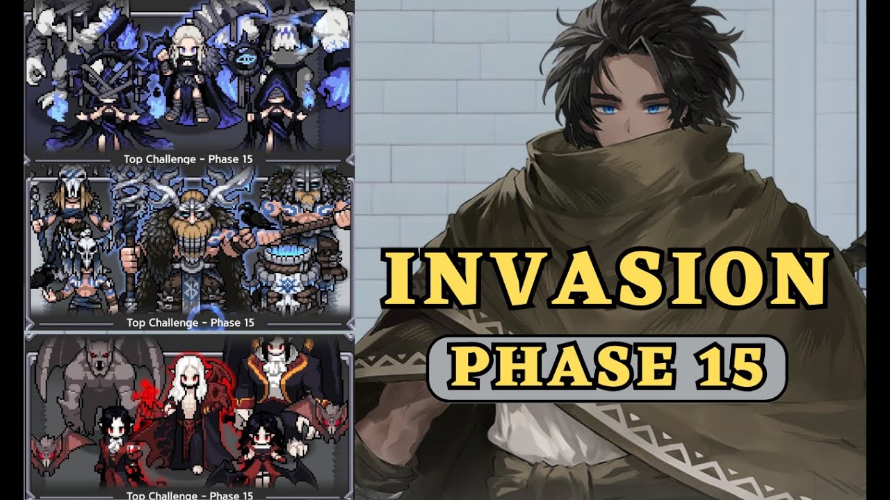 Chapter 8 9 10 Phase 15 Invasion Clear with Kirdan Full Guide [ King God Castle ]