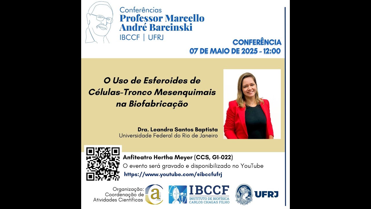 O Uso de Esferoides de C&eacute;lulas-Tronco Mesenquimais na Biofabrica&ccedil;&atilde;o - Dra Leandra Baptista