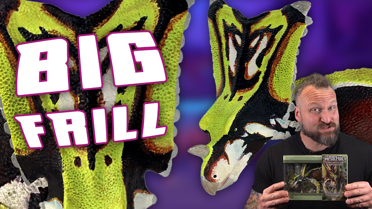 Massive Frilled Chad Ceratopsian! Creative Beast Previews Beast Of The Mesozoic Chasmosaurus belli