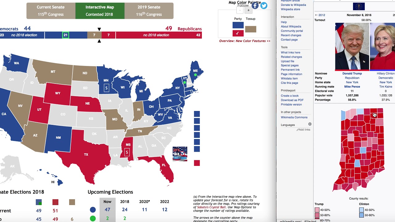 2018 Senate Election Prediction 100 Days From Midterms