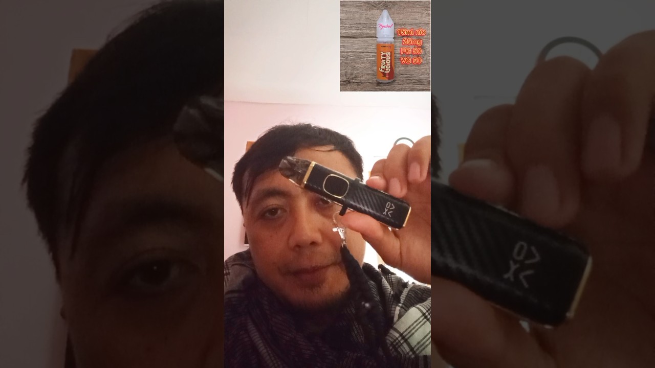 Liquid seger Fruity Licious - peach berry - mau? #vape #vaper #oxva #pod #vaping #liquid