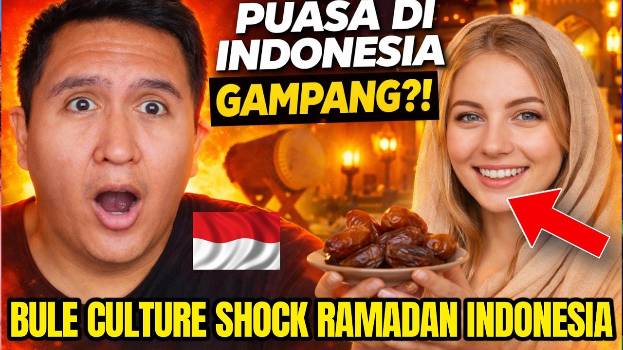 Pertama Kali Puasa di Indonesia… Bule Ini Malah Ketagihan! 🇲🇾REACTION🇮🇩