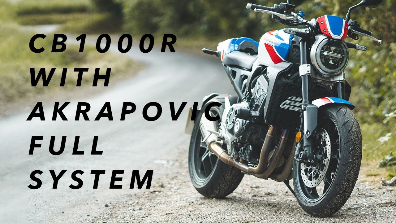 Honda CB1000R With Akrapovic Full System Exhaust Sound