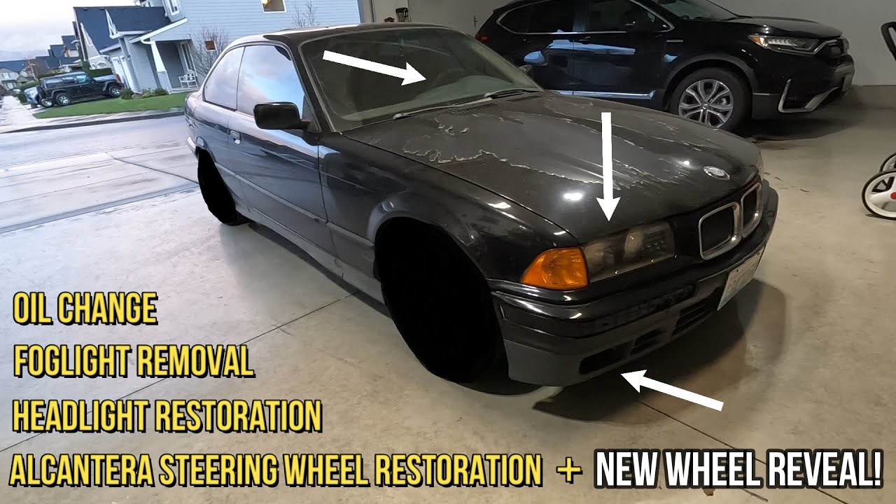 Fixing Little Things On My BMW E36 + New Wheel Reveal!