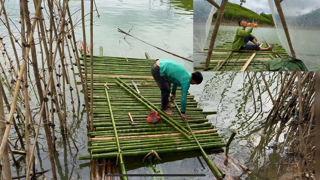 🏝️ Build a Floating House from Bamboo Like a Boat – Water Survival Guide