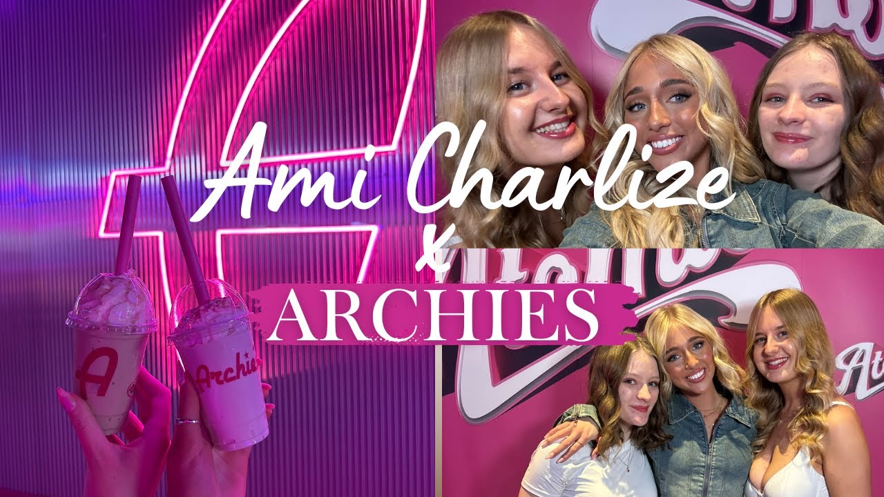 ami charlize x archies event🩷🎀✨