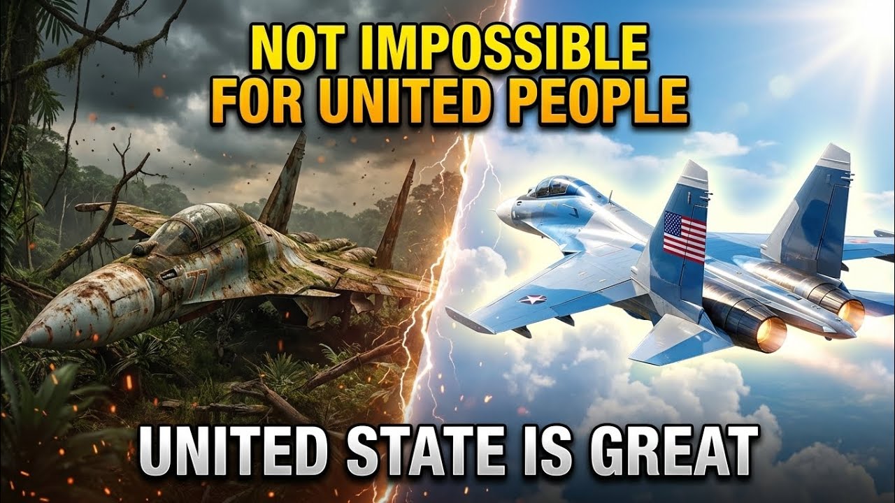 From Scrap to Sky | Old Rusted SU-77 Fighter Jet Reborn 🇺🇸 | United State Is Great