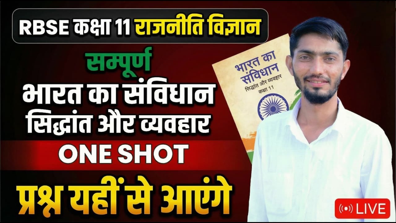 वार्षिक परीक्षा Class 11th राजनीति विज्ञान Real Paper 11 मार्च 2026 | Political Science RBSE anskey