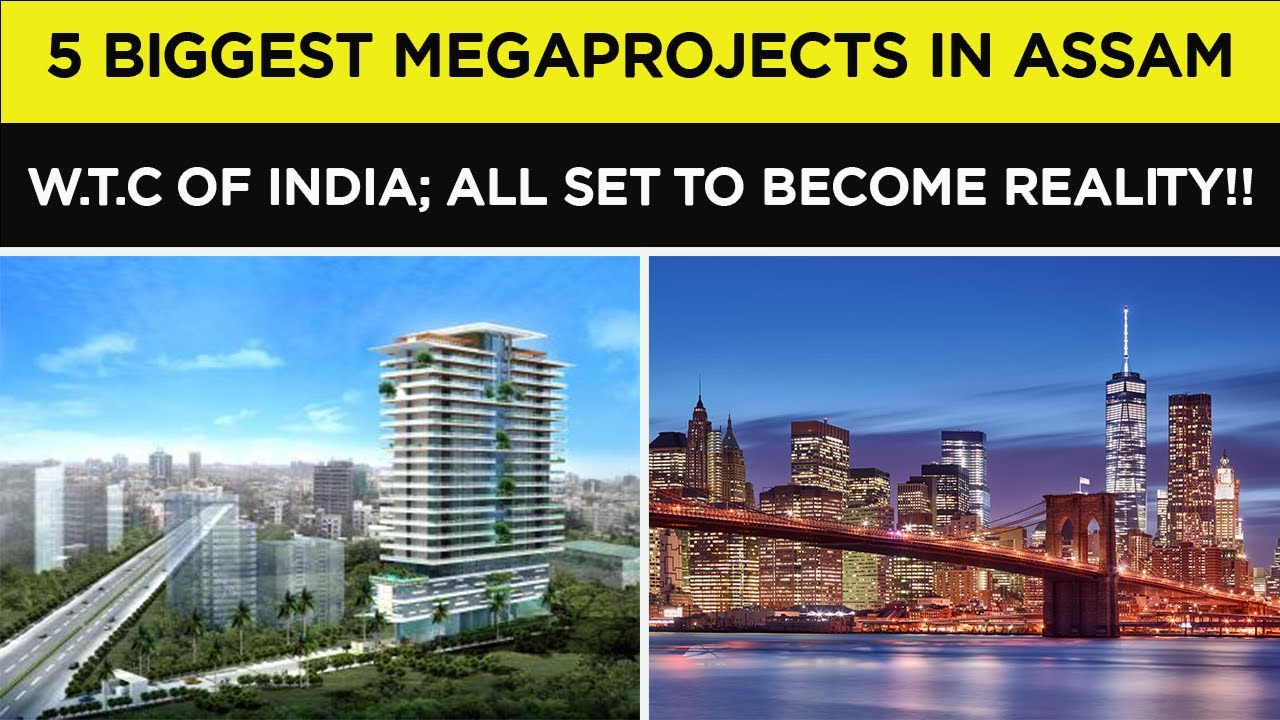 UPCOMING MEGA PROJECT in Assam| UNDERWATER ROAD Tunnel| Guwahati SmartCity Project| TWIN TOWER Assam
