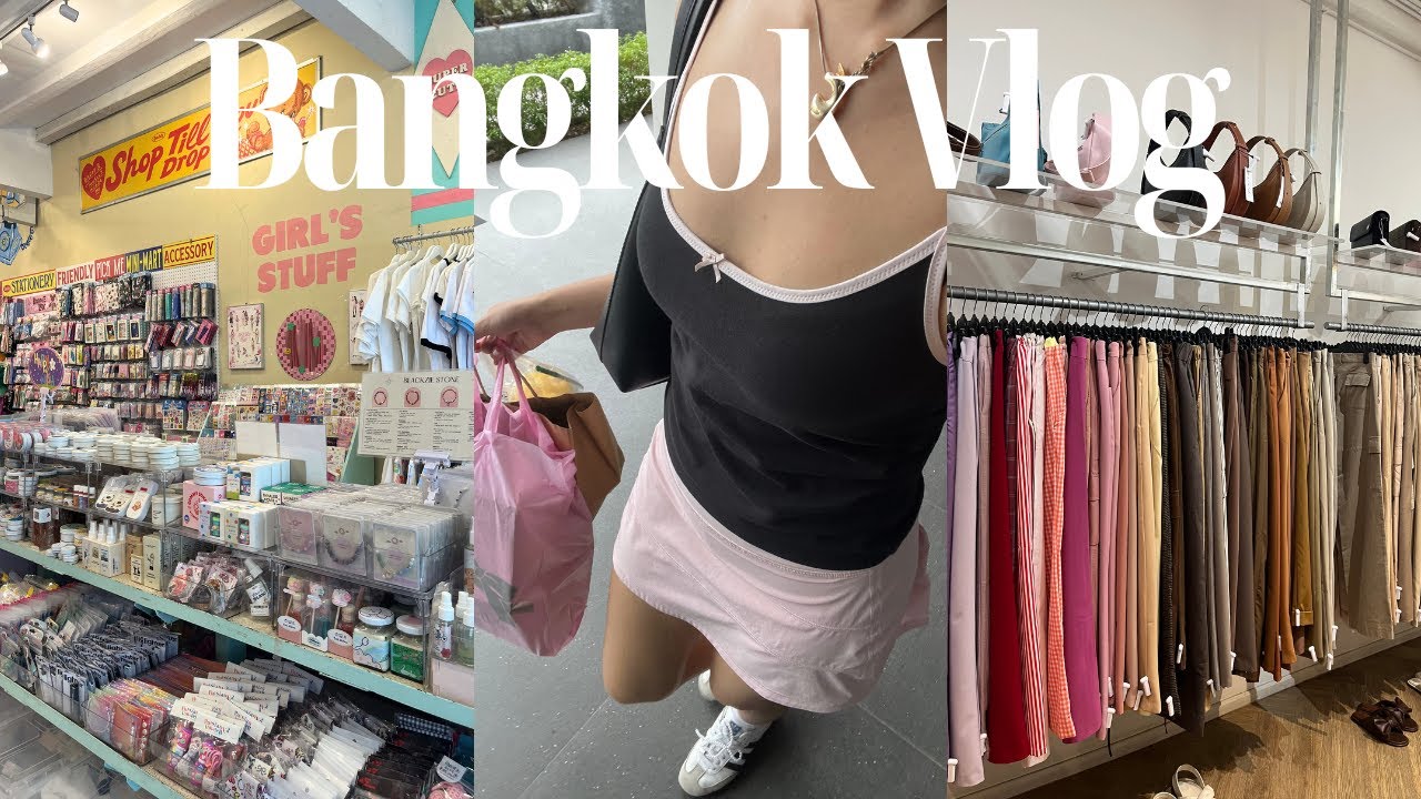 BANGKOK VLOG | where to shop in siam, hidden gems & clothing haul