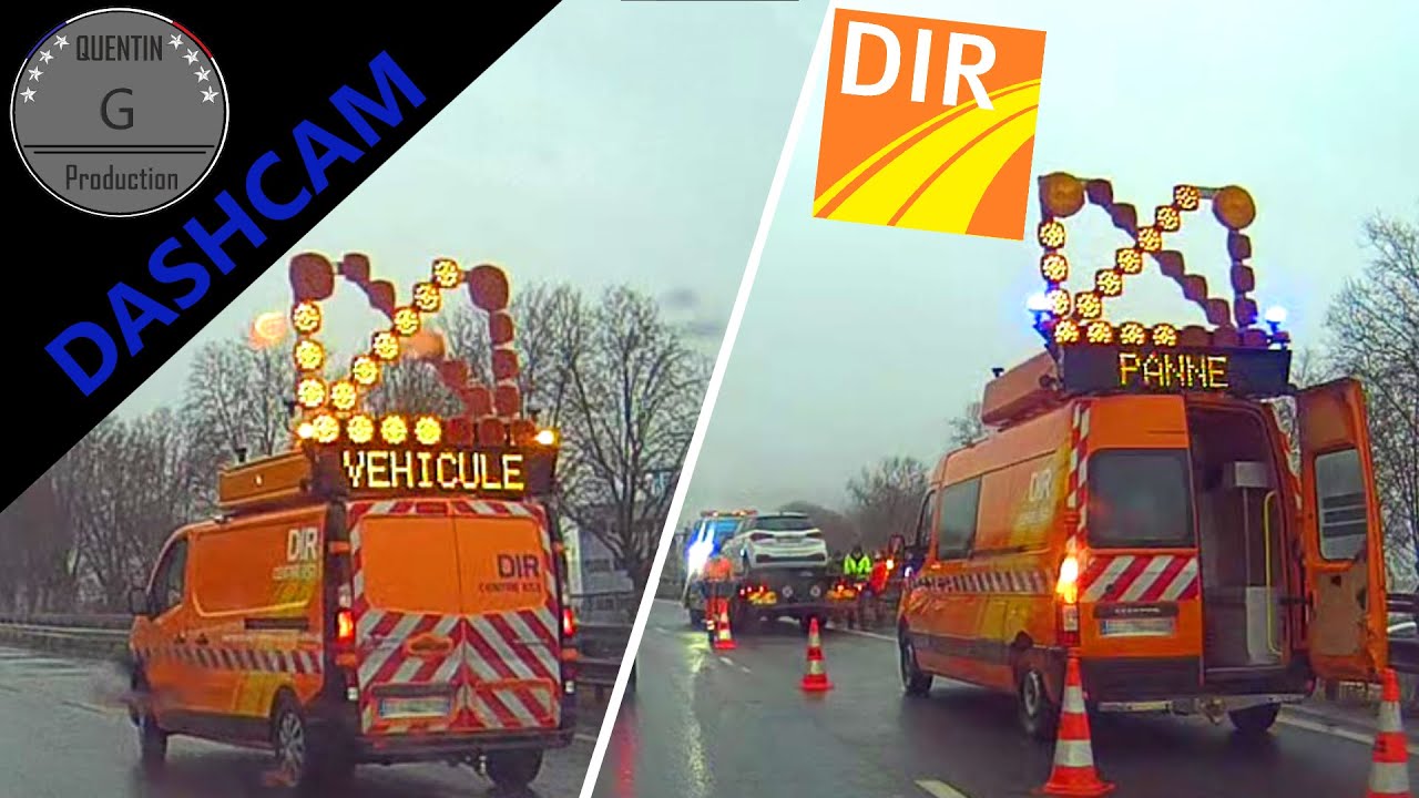 INTERVENTION de la DIR sur la VRU de CHAMBÉRY pour un VÉHICULE en PANNE