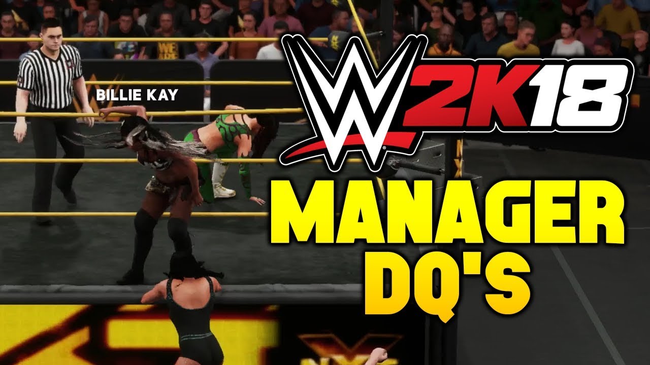 WWE 2K18 Manager DQ - Ember Moon vs Peyton Royce w/ Billie Kay (WWE 2K18 Gameplay)