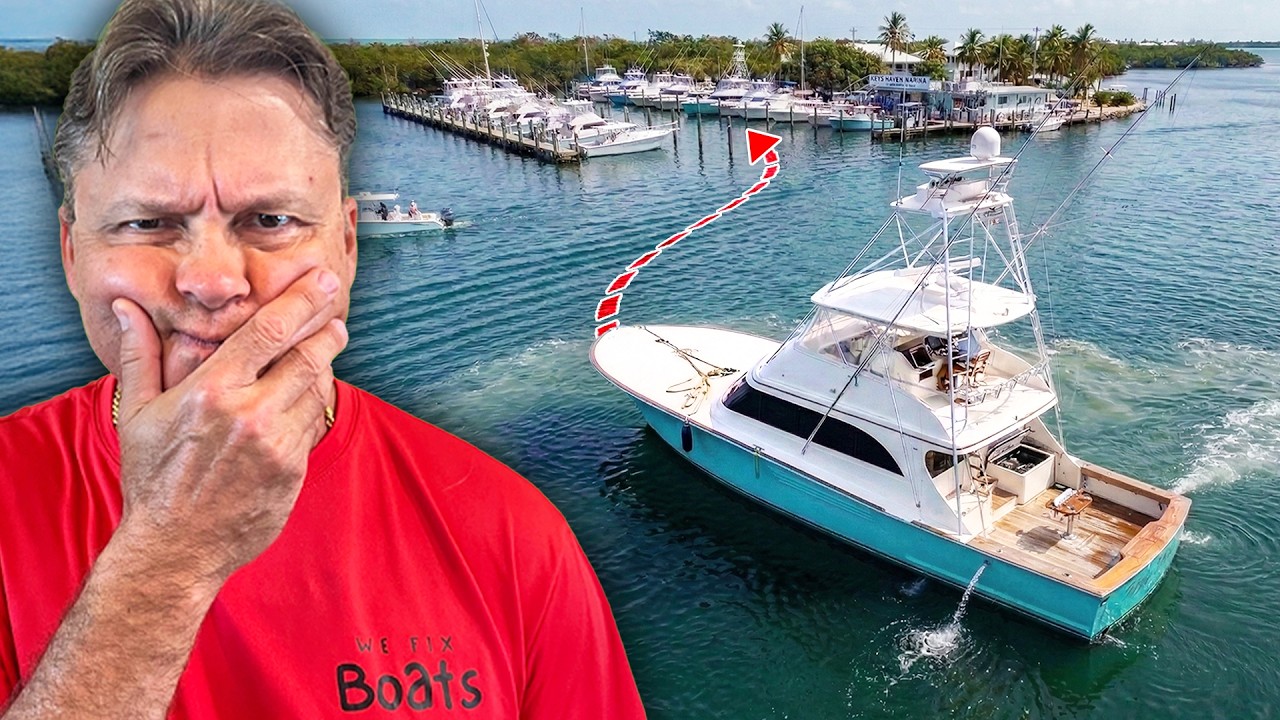 The Captain made an EMERGENCY repair and saved this $2,000,000 yacht
