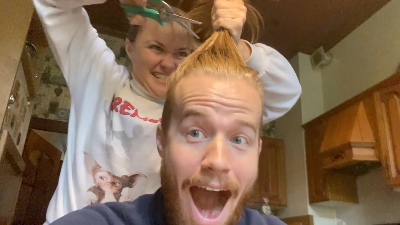 Cutting off the MAN BUN!!!