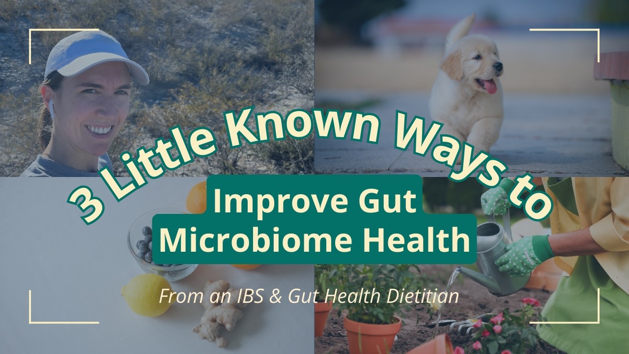 3 *non-food* Ways to Improve Your Gut Microbiome Health (Puppies, Cleaning Products & More)