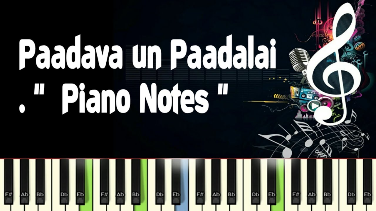 Paadava un Paadalai (naan paadum paadal) Ilayaraja, Piano Notes, Midi File & Karaoke