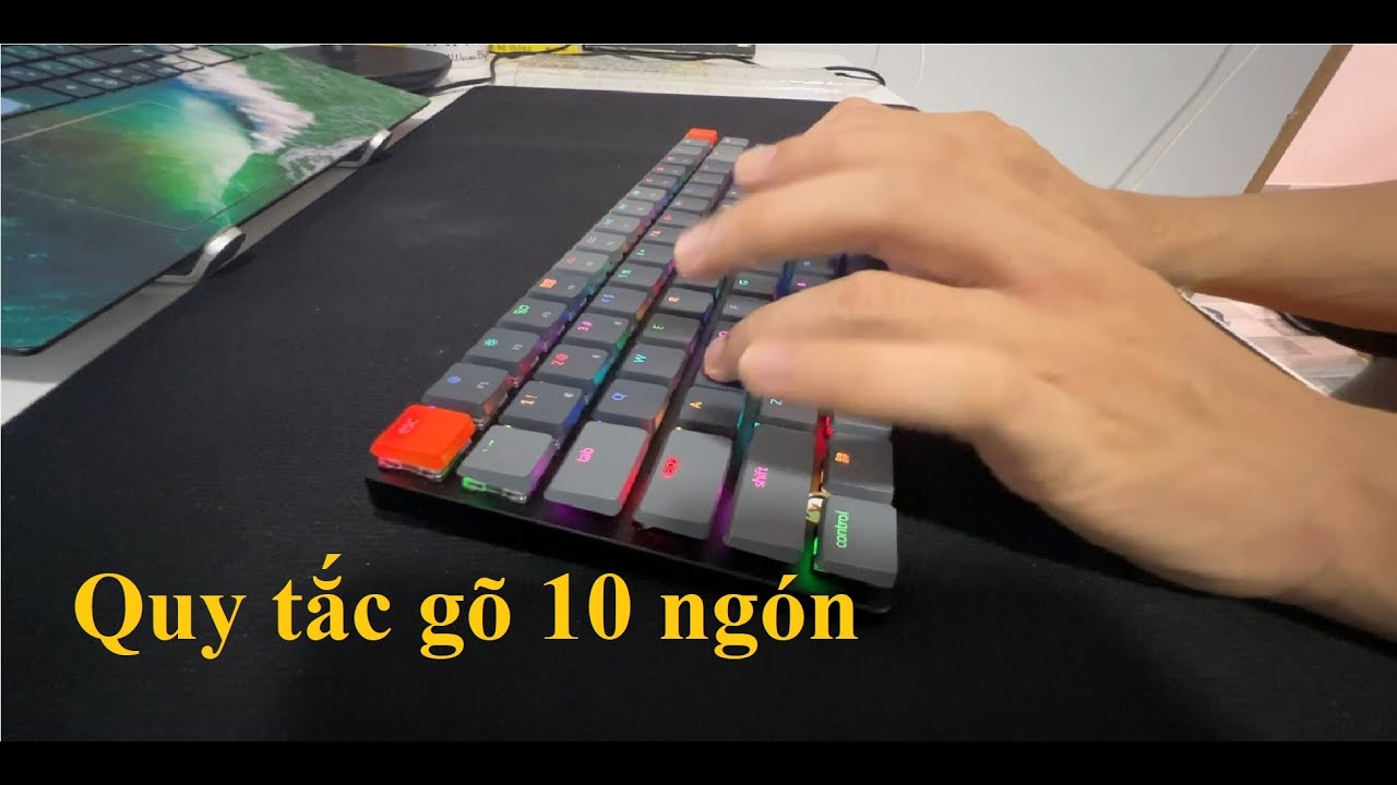 Đánh máy được 10 ngón chỉ trong 5 phút
