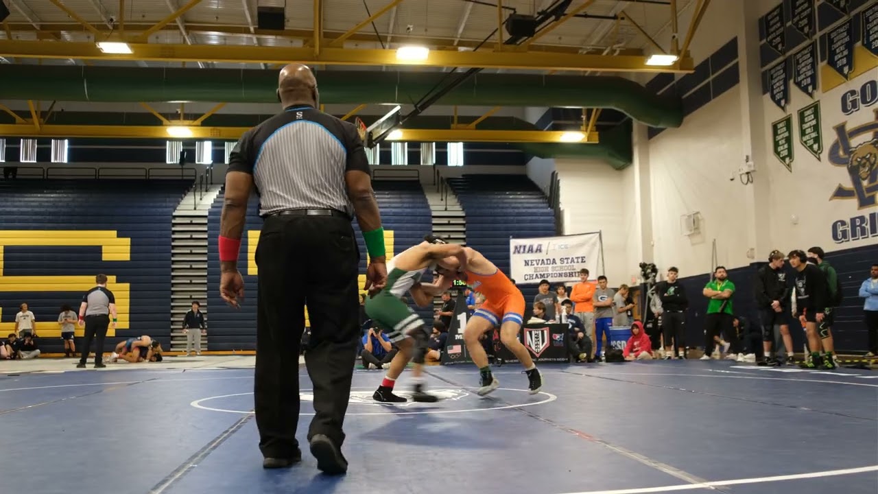 2026 NIAA 5A Southern Regionals - 157 lbs Quarterfinal (Tristan Johns//BGHS v A Ramos//Green Valley)