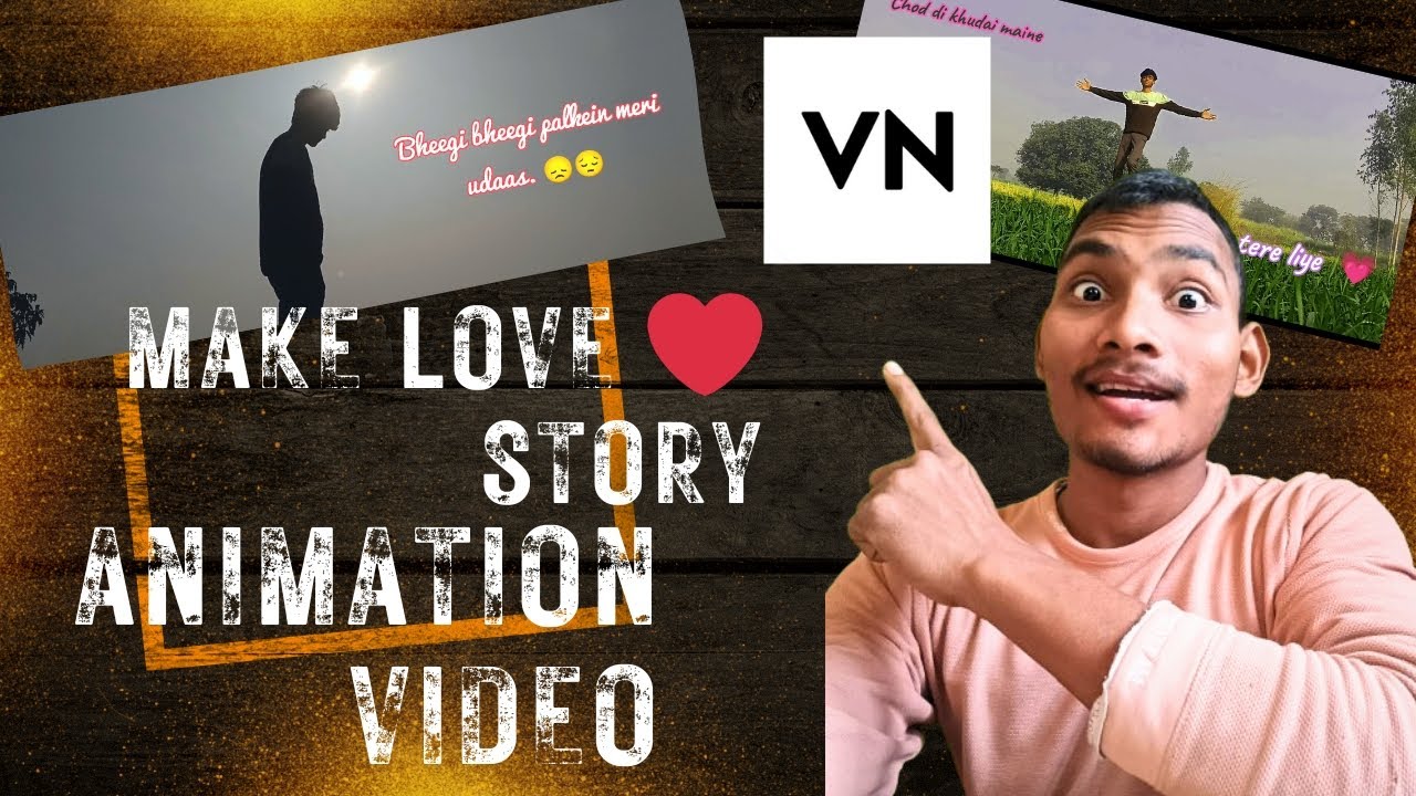 Make Love ❣️ Story Animation Video |  In VN application | love animation video kaise bnaye 