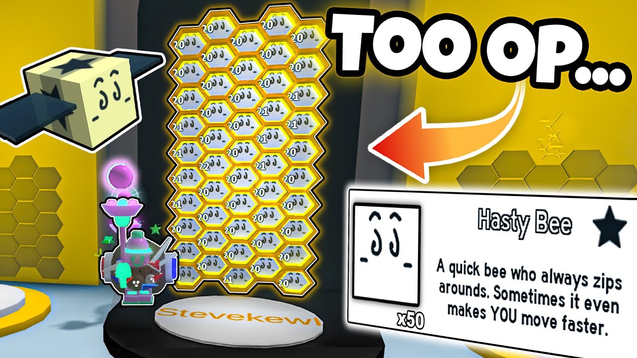 I Used 50 Hasty Bees to genuinely break Bee Swarm Simulator