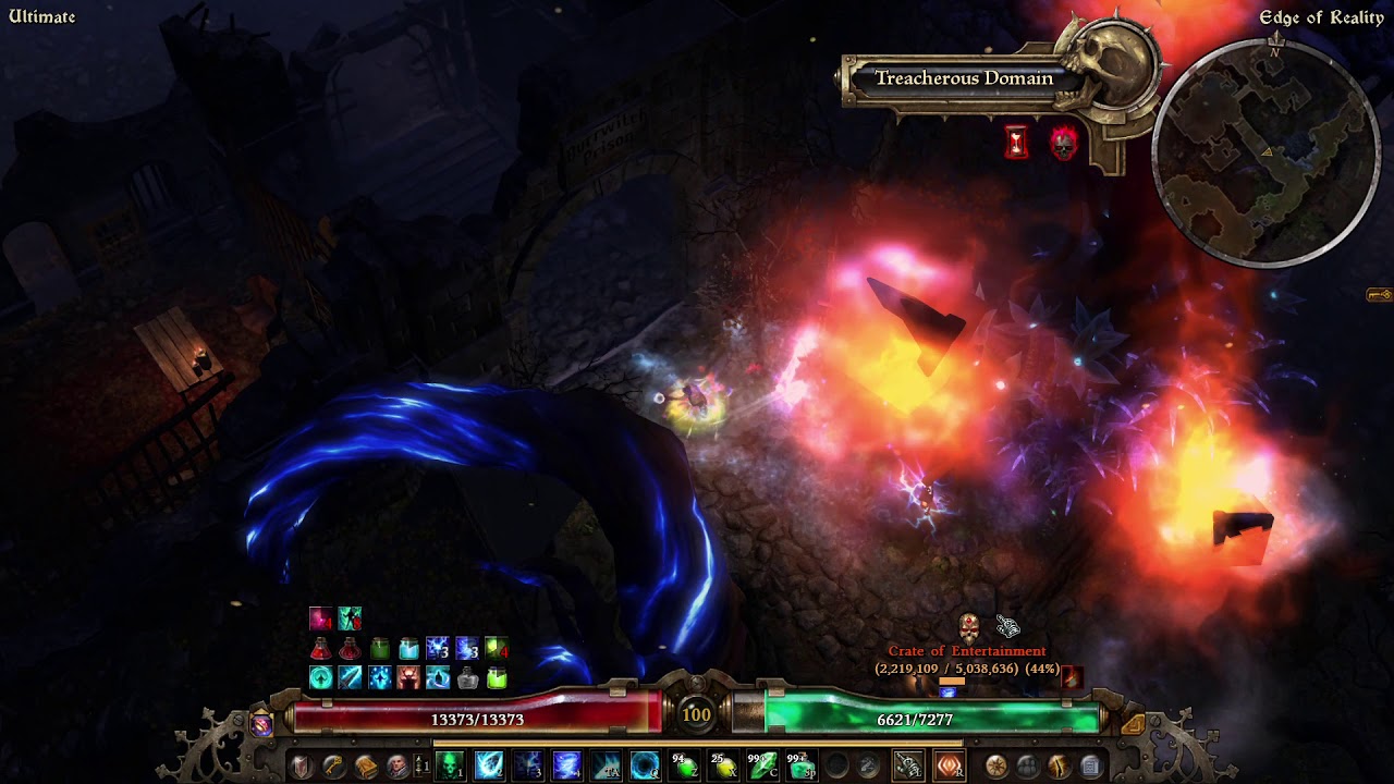 Grim Dawn (1.1.6.2) Trozan Druid vs. Crate of Entertainment