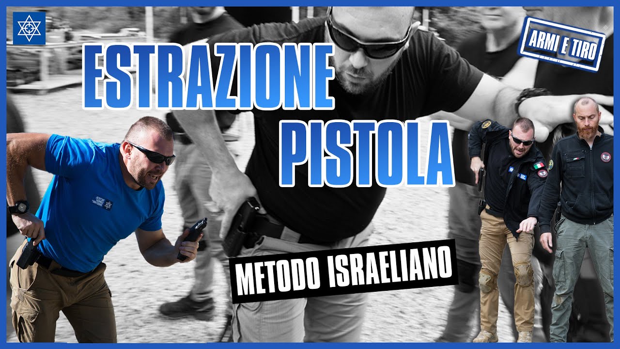 ESTRAZIONE PISTOLA - metodo israeliano TCS® || Manuel Spadaccini