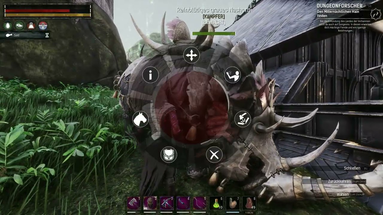 Conan Exiles Der Krater/Die Arena (Drachenknochenrüstung + Verderbnis)
