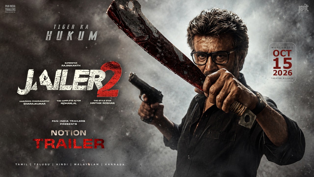 JAILER 2 - Notion Trailer | Rajinikanth | Hrithik Roshan | Nelson | Mohanlal | Shiva Rajkumar | PIT