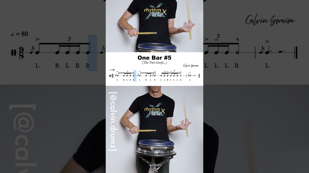 [calvin.drumz] One Bar#5 Featuring calvin.drumz