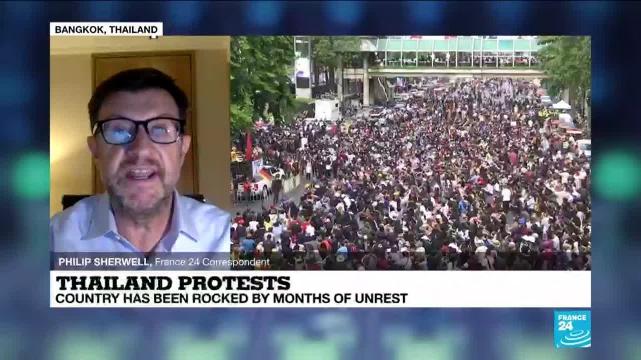 Thailand protests: Thousands gather in Bangkok for another day of unrest