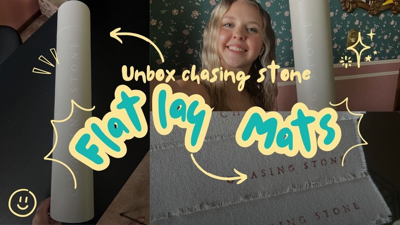 Flat lay mat unboxing