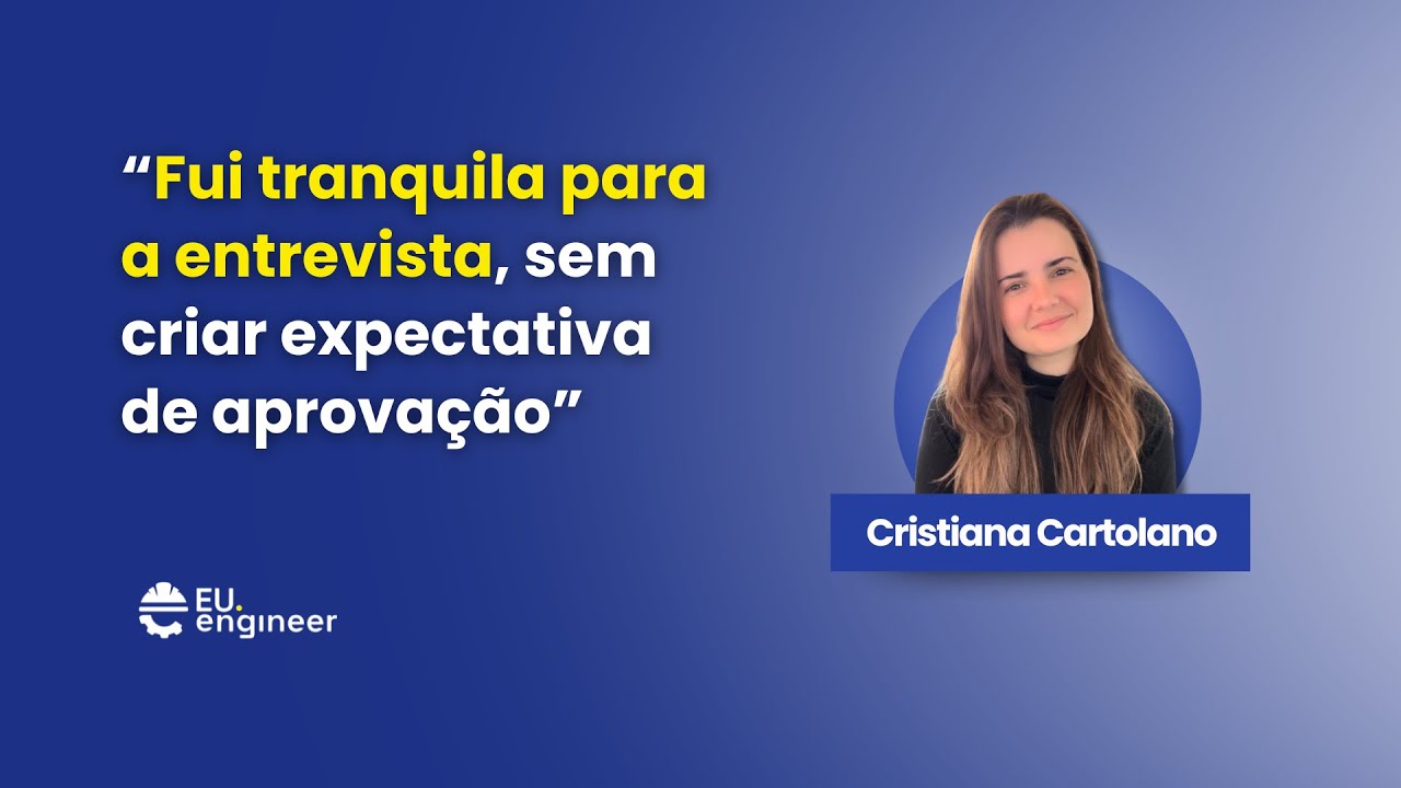 Como a engenheira civil Cristiana Cartolano conquistou um emprego em empresa estatal na Irlanda