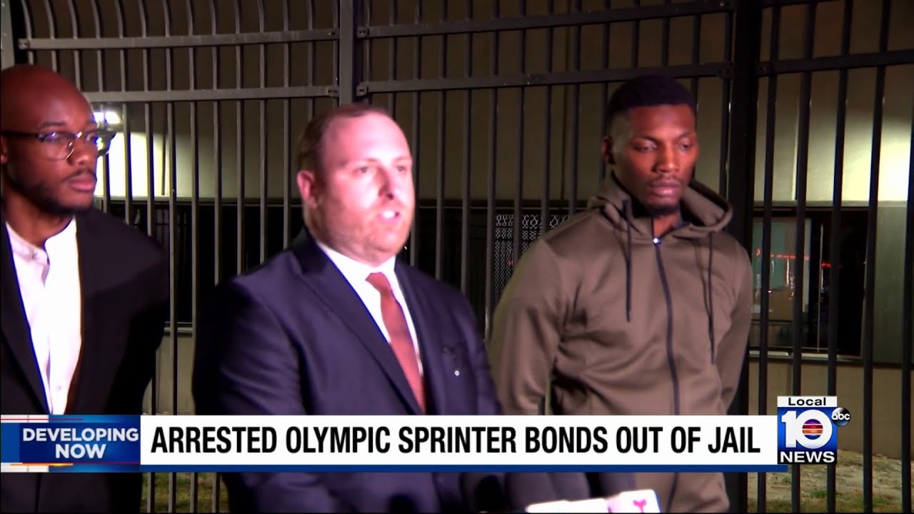 Olympic medalist Fred Kerley released from jail, attorney addresses media